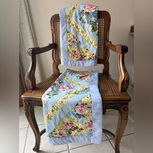 Floral Patchwork Quilted Pillow Shams (Set of 2) CottageCore Vintage Style